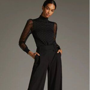 NWOT Anthropologie Eva Franco Polka-Dot Blouse L